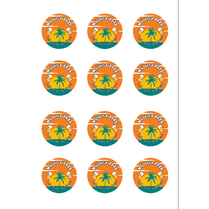 Buttons "Mallorca - Ich war dabei!"