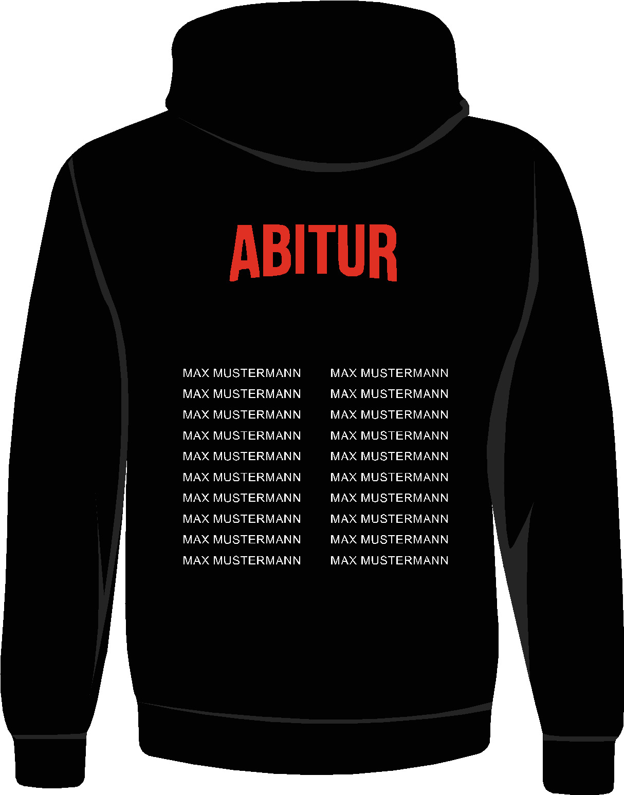 Hoodie "Abiflex" Staffelfinale-5XL-mit