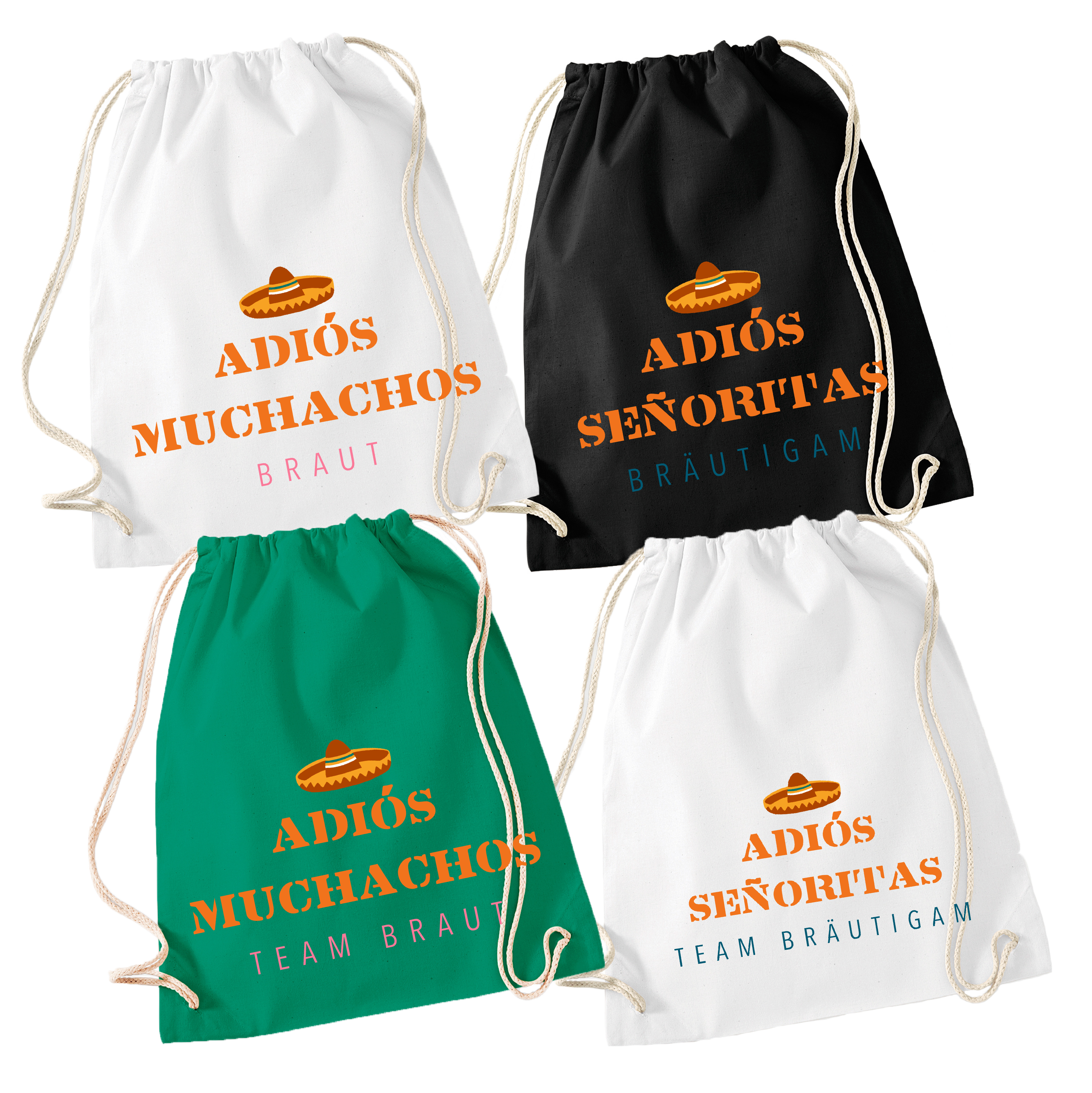 JGA Turnbeutel "Adiós Muchachos/Señoritas"