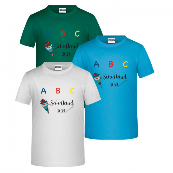 T-Shirt Kinder "Schulkind ABC"