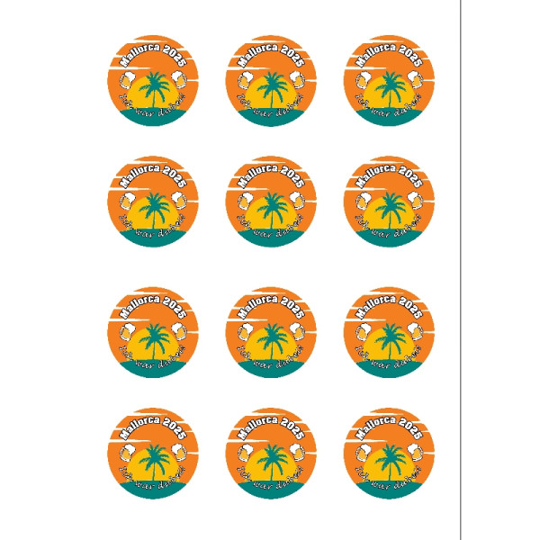 Buttons "Mallorca - Ich war dabei!"