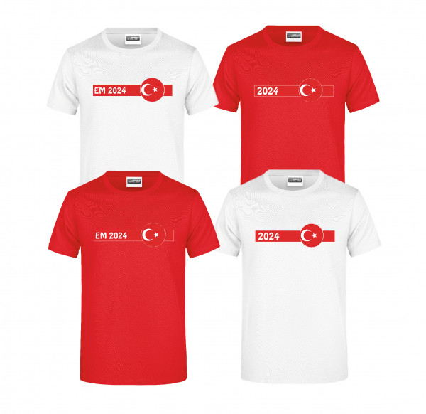 T-Shirt EM 2024 Türkei Logo
