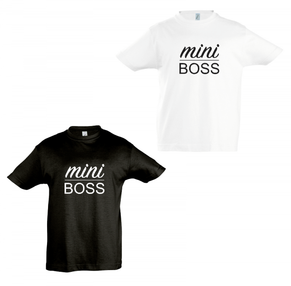 T-Shirt Kinder "mini BOSS"