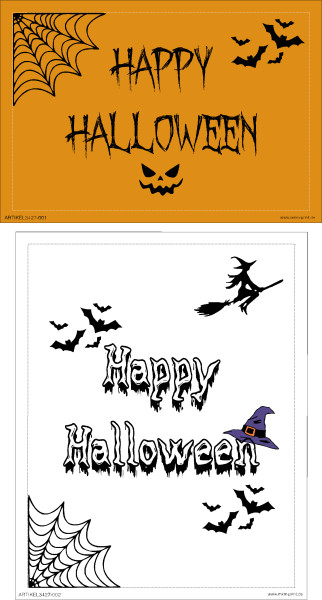 Flaschensticker "Halloween"