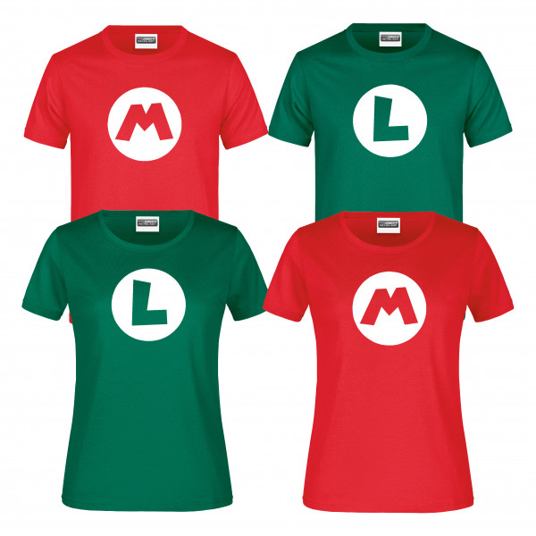T-Shirt Super Mario Charaktere