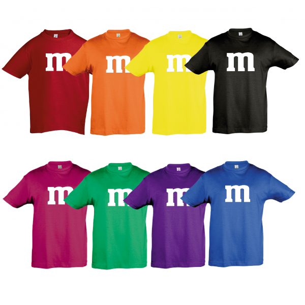 Bügelbild "M&M" M-Shirt